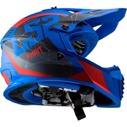 Capacete LS2 Fast MX437 Alpha Matte Blue