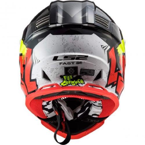 Capacete LS2 Fast MX437 Crusher Black/Red