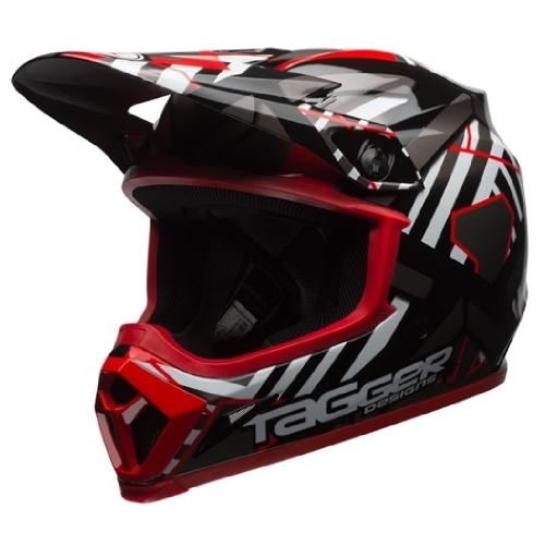 Capacete Bell MX-9 Mips Double Trouble Preto/Vermelho