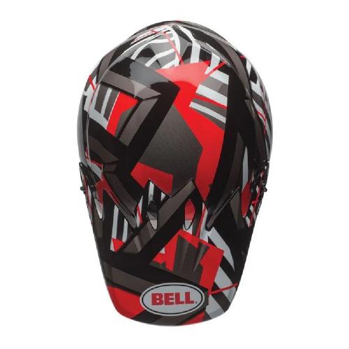 Capacete Bell MX-9 Mips Double Trouble Preto/Vermelho