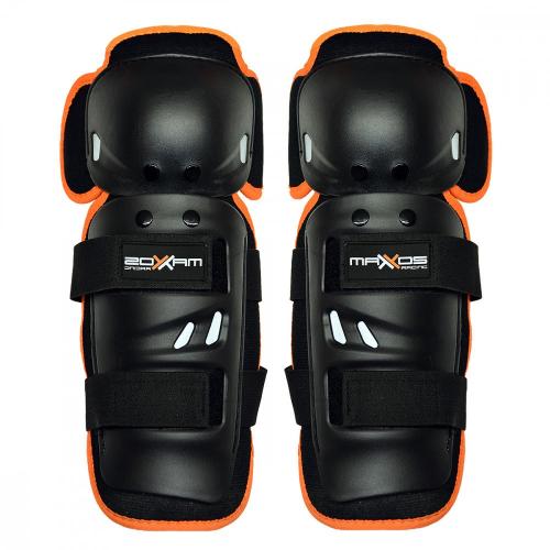 Joelheira Mattos Racing MX Preto/Laranja