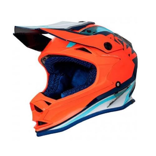 Capacete ASW Fusion Blast Laranja/Azul