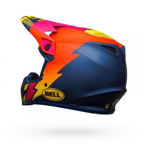 Capacete Bell MX-9 Mips Strike Laranja Fosco / Amarelo / Rosa