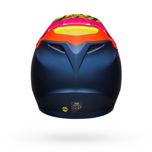 Capacete Bell MX-9 Mips Strike Laranja Fosco / Amarelo / Rosa