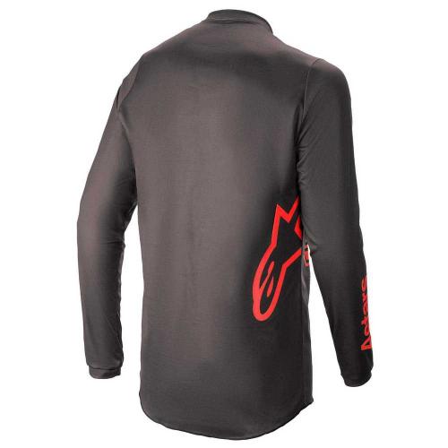 Camisa Alpinestars Fluid Chaser 2021 Preto e Vermelho