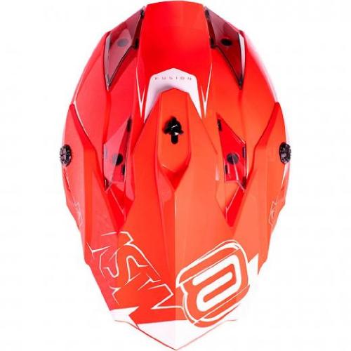 Capacete ASW Fusion Sharp Vermelho/Branco