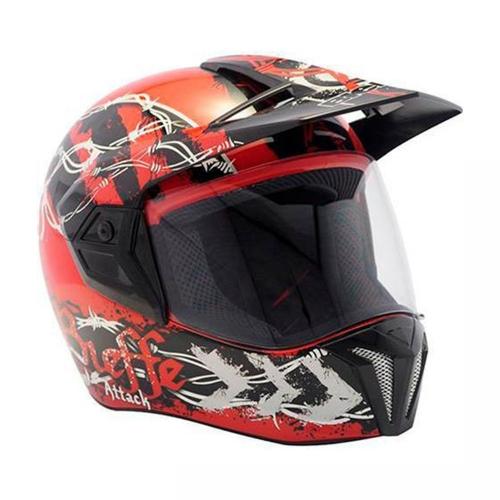 Capacete Bieffe 3 Sport Attack Vermelho