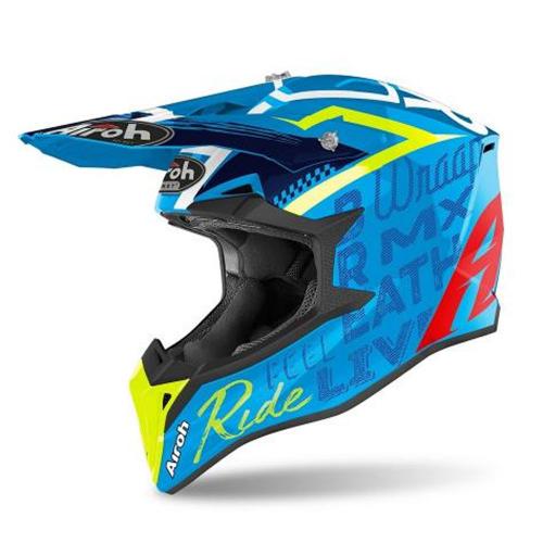 Capacete Airoh Wraap Street Azure Gloss