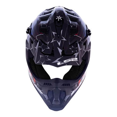 Capacete LS2 MX700 Subverter Evo Super Collider Preto