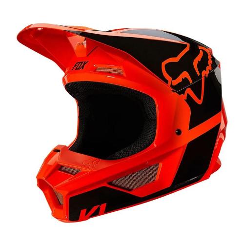 Capacete Fox MX V1 Mips Revn Laranja Fluor/Preto