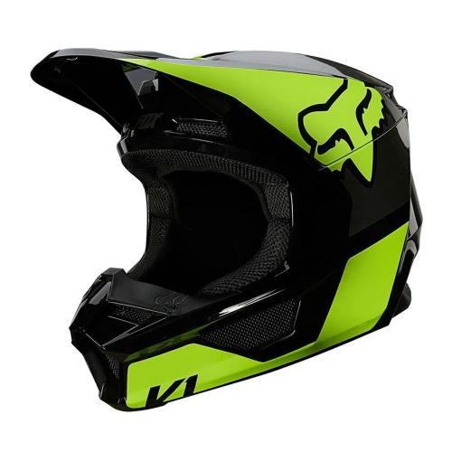 Capacete Fox MX V1 Mips Revn Amarelo Fluor/Preto