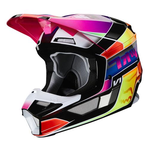 Capacete Fox MX V1 Yorr Multicolor