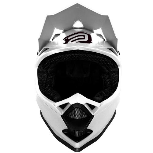 Capacete ASW Fusion Solid Branco Fosco