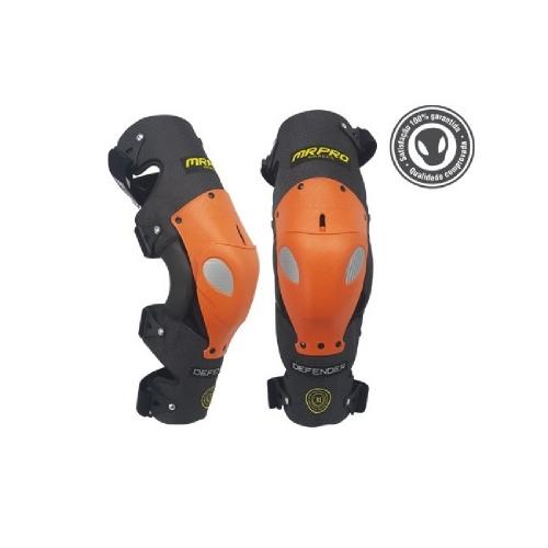Joelheira Articulada MR Pro Defender Laranja