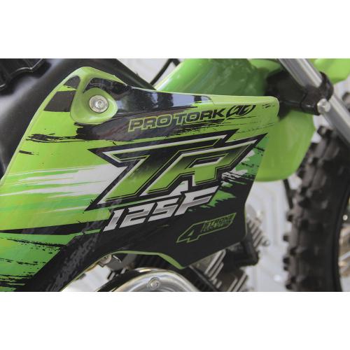 Mini Motocicleta Cross Pro Tork TR125F Supermotard Verde