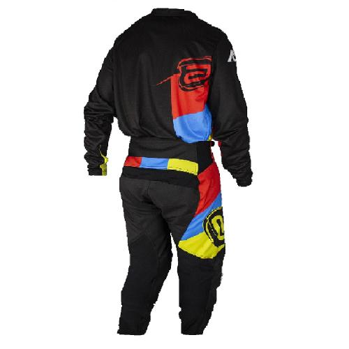 Kit Calça + Camisa ASW Image Force 21 Preto/Vermelho/Amarelo/Azul 