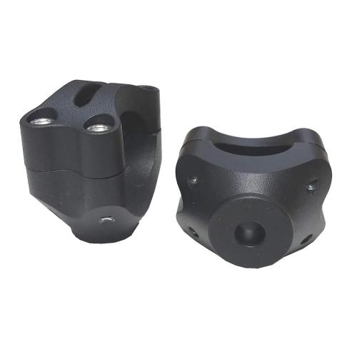 Adaptador de Guidão Oxxy Base Plana Motos Importadas M10 31.8mm Preto