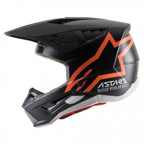 Capacete Alpinestars SM5 Compass Preto/Laranja