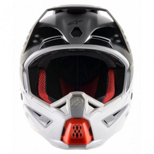 Capacete Alpinestars SM5 Rayon Light Gray/Black/Silver