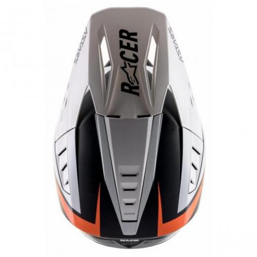 Capacete Alpinestars SM5 Rayon Light Gray/Black/Silver