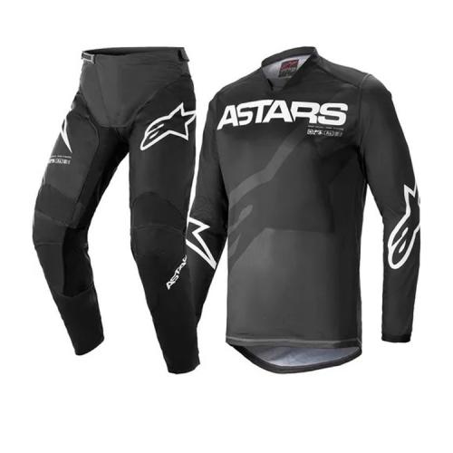 Kit Calça + Camisa Alpinestars Racer Braap 21 Preto/Branco