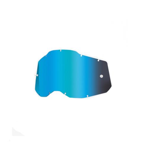 Lente Óculos 100% Accuri2/Strata2/Racecraft2 Azul Espelhado