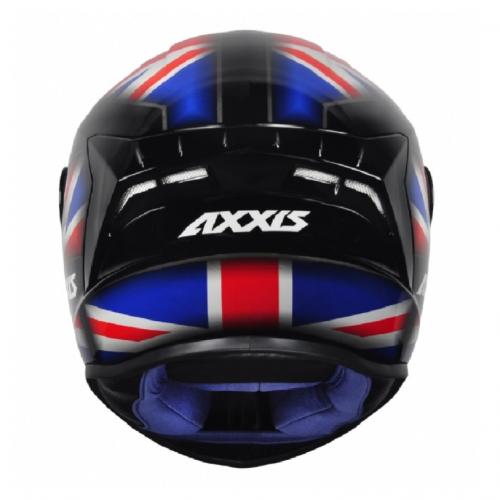 Capacete Axxis Draken UK Gloss Preto/Vermelho/Azul