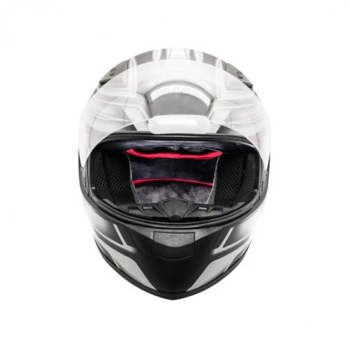 Capacete EBF E0X Frost Preto Fosco/Prata