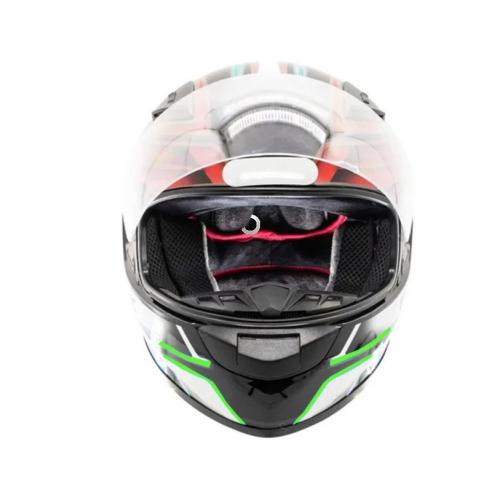 Capacete EBF E0X Frost Preto Fosco/Verde