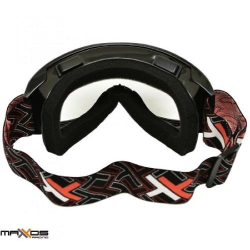Óculos Mattos Racing MX Lente Transparente Preto