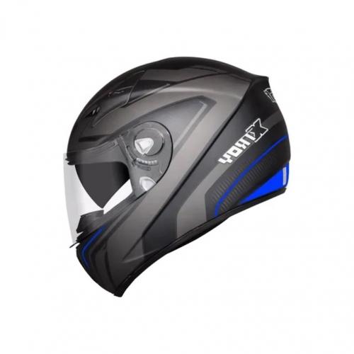 Capacete EBF Xtroy 29 Preto Fosco/Azul
