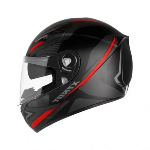 Capacete EBF Xtroy Drone Preto/Vermelho