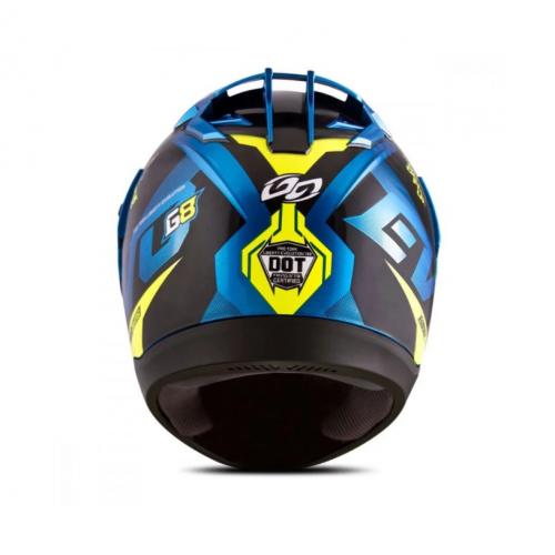 Capacete Pro Tork Evolution G8 Evo Azul/Amarelo