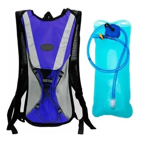 Mochila Bolsa de Hidratação JL Airflow 2 Litros Cinza/Azul