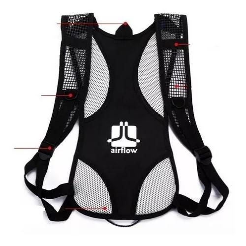 Mochila Bolsa de Hidratação JL Airflow 2 Litros Preto/Cinza