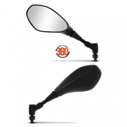 Espelho Retrovisor GVS Com Giro 360 BMW GS 650 Preto