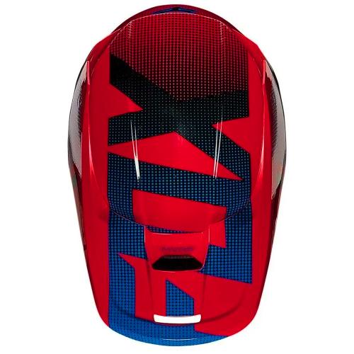Capacete Fox MX V1 Oktiv Vermelho