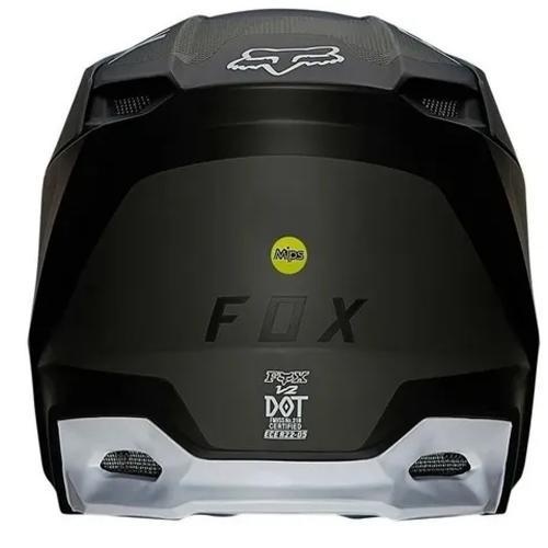 Capacete Fox V2 Speyer Preto/Branco