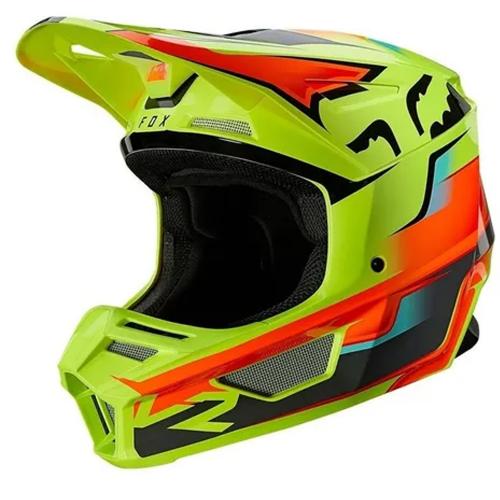 Capacete Fox V2 Leen Amarelo