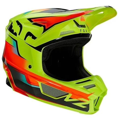 Capacete Fox V2 Leen Amarelo