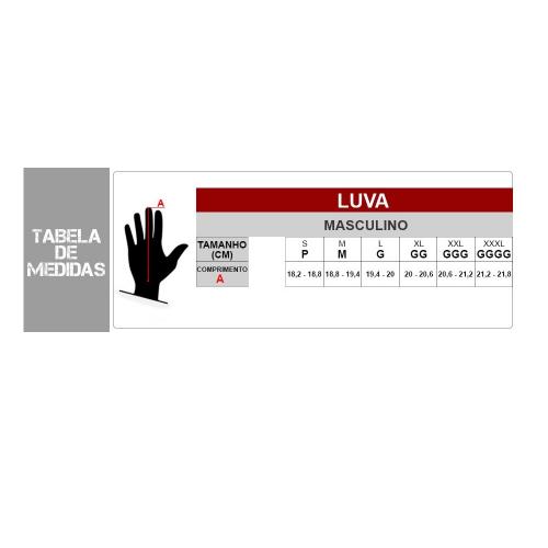 Luva 100% Itrack Paradise Azul