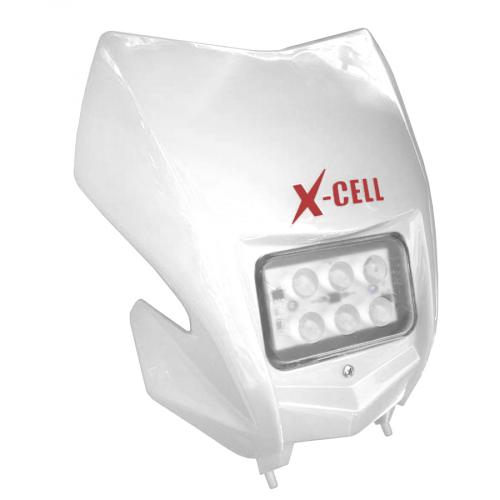 Carenagem do Farol Completo C/Led X-Cell CRF230 Branco