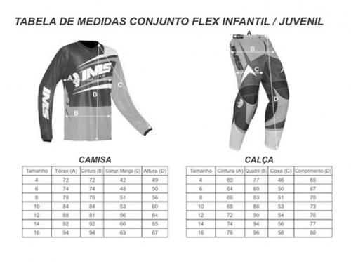 Kit Calça + Camisa AMX Infantil Classic Extreme Azul/Laranja 