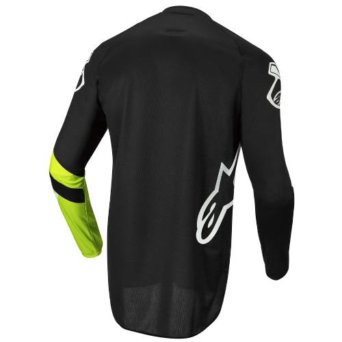 Camisa Alpinestars Fluid Chaser 2022 Preto/ Amarelo