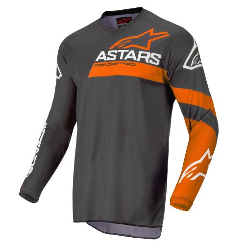 Camisa Alpinestars Fluid Chaser 2022 Anthracite/ Coral Fluo