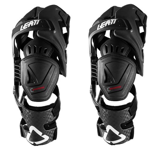 Joelheira Leatt Articulada C-Frame Pro Carbon Preto