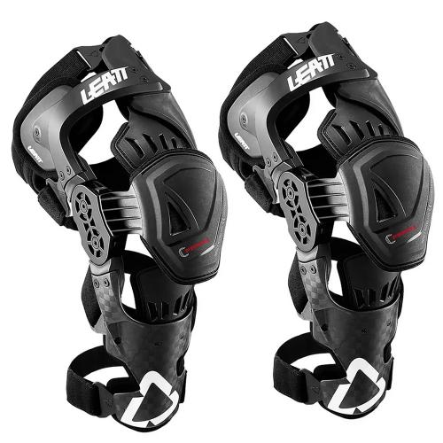 Joelheira Leatt Articulada C-Frame Pro Carbon Preto
