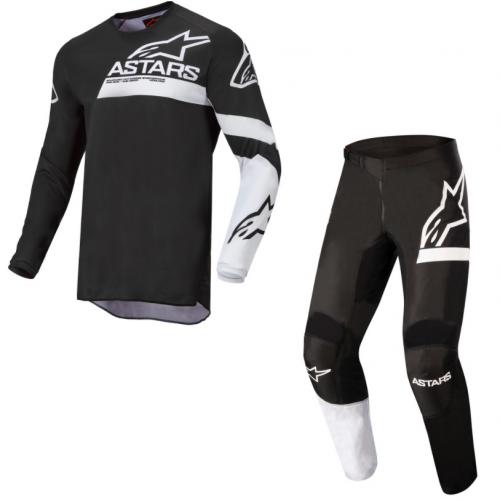 Kit de Equipamento Completo Alpinestars Preto/ Branco