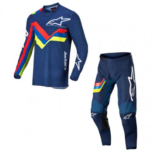 Kit de Equipamento Completo Alpinestars Azul/ Vermelho