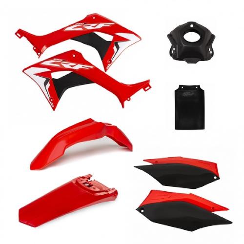 Kit Plástico AMX CRF 250F Vermelho